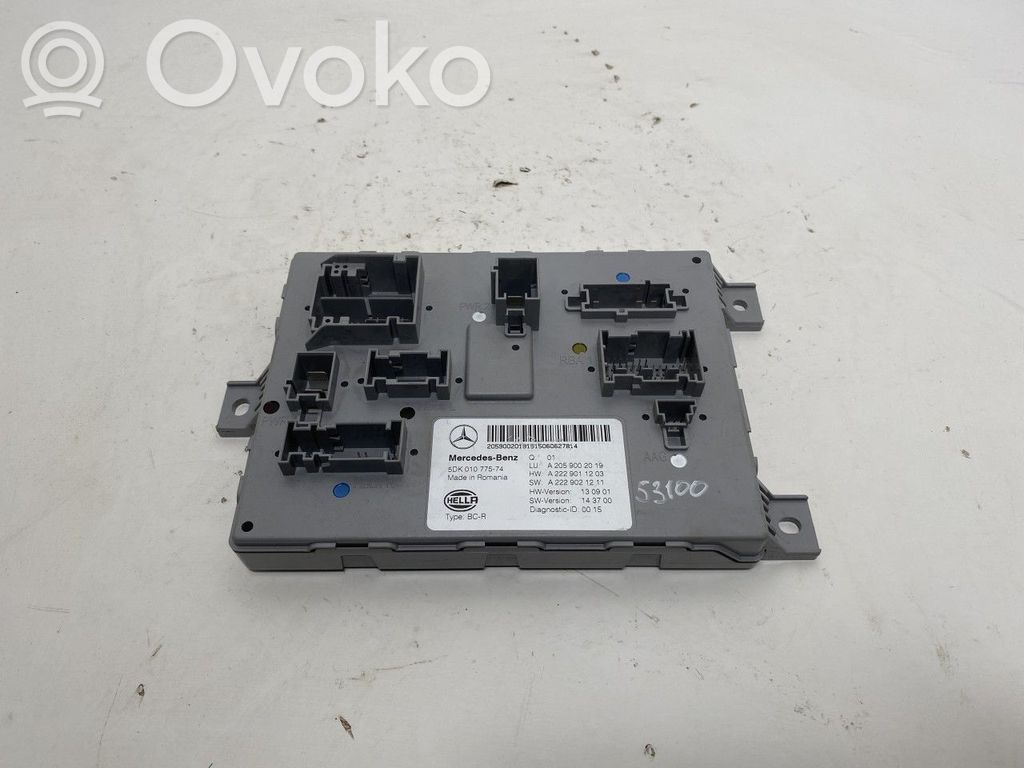 Mercedes-Benz C W205 Unidad de control SAM 
