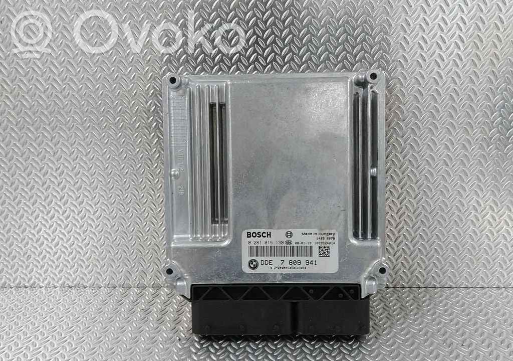 BMW 5 E60 E61 Unité de commande, module ECU de moteur 