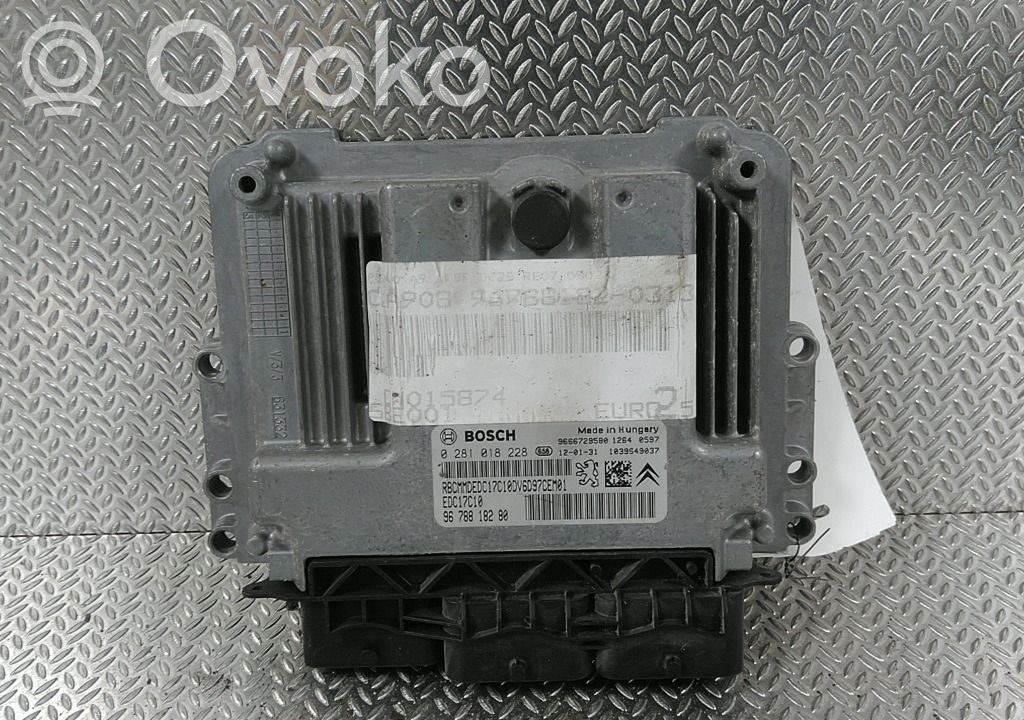 Peugeot 208 I Centralina/modulo motore ECU