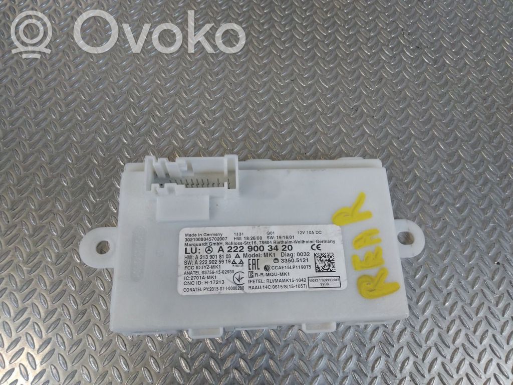 Mercedes-Benz EQC Centralina/modulo keyless go