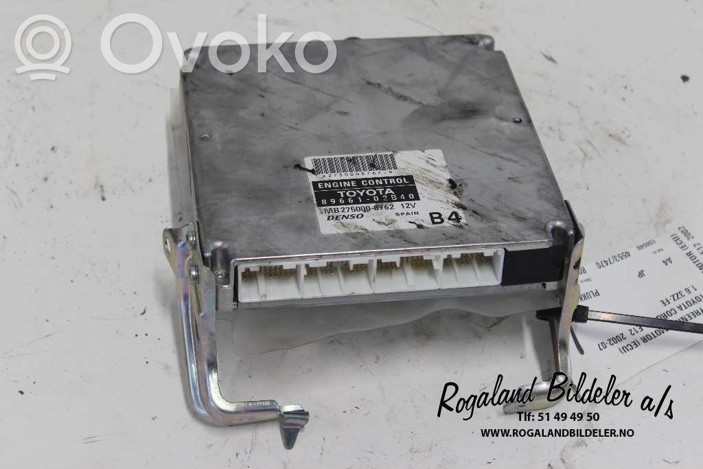 Toyota Corolla E120 E130 Centralina/modulo motore ECU 