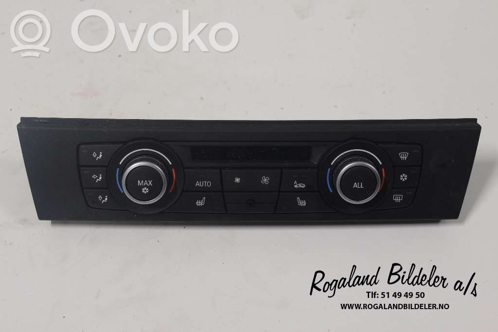BMW 3 E90 E91 Console centrale, commande chauffage/clim