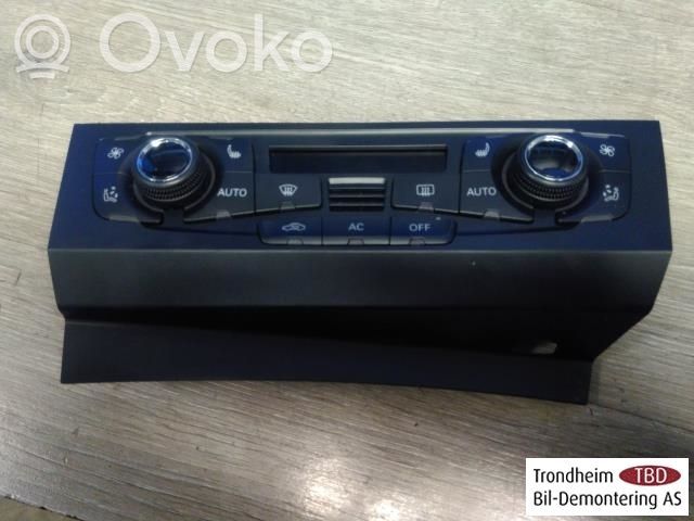 Audi A4 S4 B8 8K Console centrale, commande chauffage/clim 