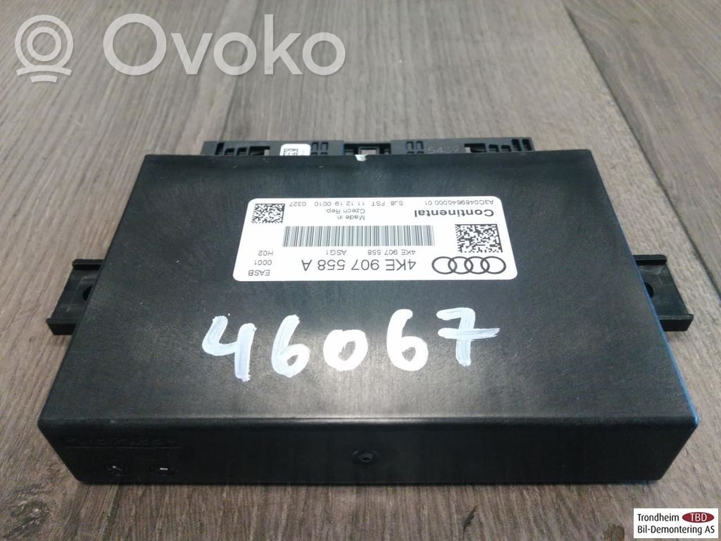 Audi e-tron Unité de commande, module ECU de moteur 