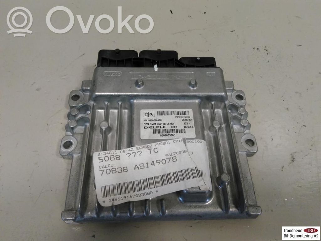 Peugeot 5008 Engine control unit/module ECU 