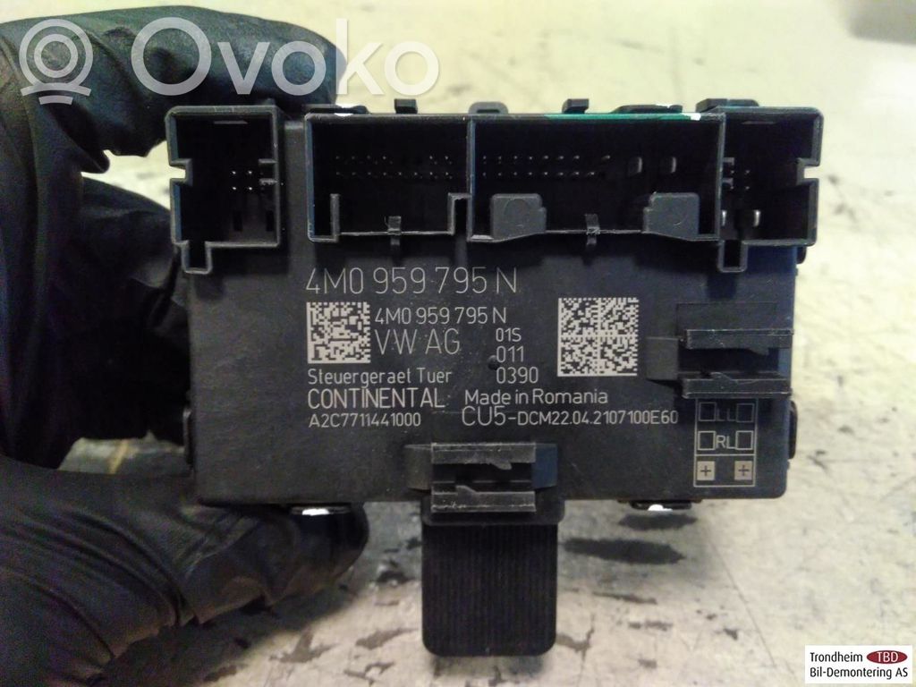 Unidad de control/módulo de la puerta   4M0959795N,4M0959795N,4M0959795N