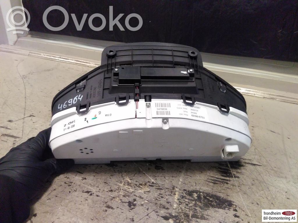 Volvo XC60 Nopeusmittari (mittaristo) 