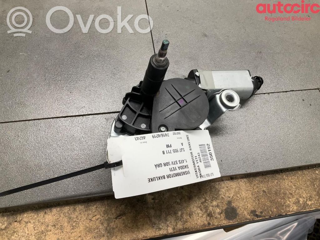 Skoda Yeti (5L) Motorino del tergicristallo del lunotto posteriore 