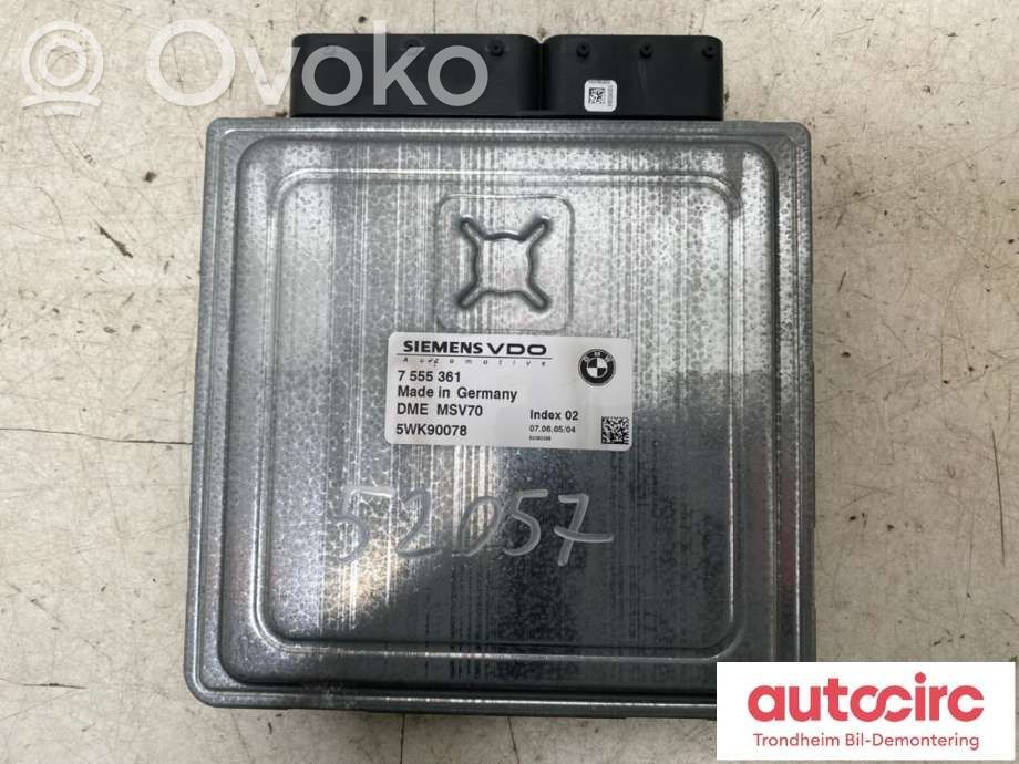 BMW 5 E60 E61 Galios (ECU) modulis 