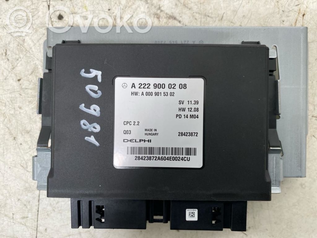 Mercedes-Benz S W222 Unitate/modul de control cutie de viteze 