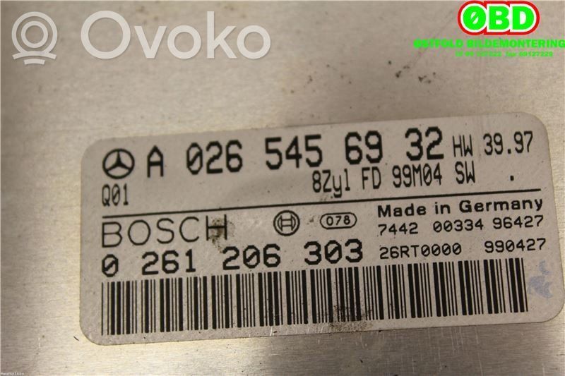 Mercedes-Benz S W220 Unitate control motor/modul ECU 