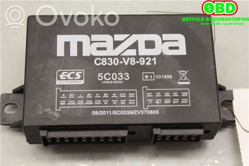 Mazda 2 Sterownik / Moduł haka holowniczego 