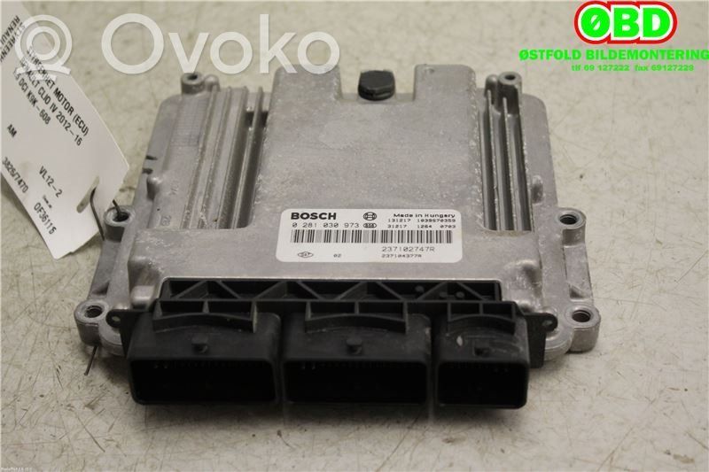 Engine control unit/module ECU   237102748R,237102747R,237102747R,0281030973,237102747R,237102748R