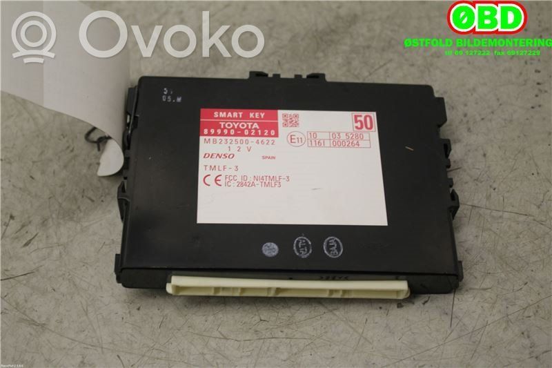 Toyota Auris 150 Module de contrôle sans clé Go 