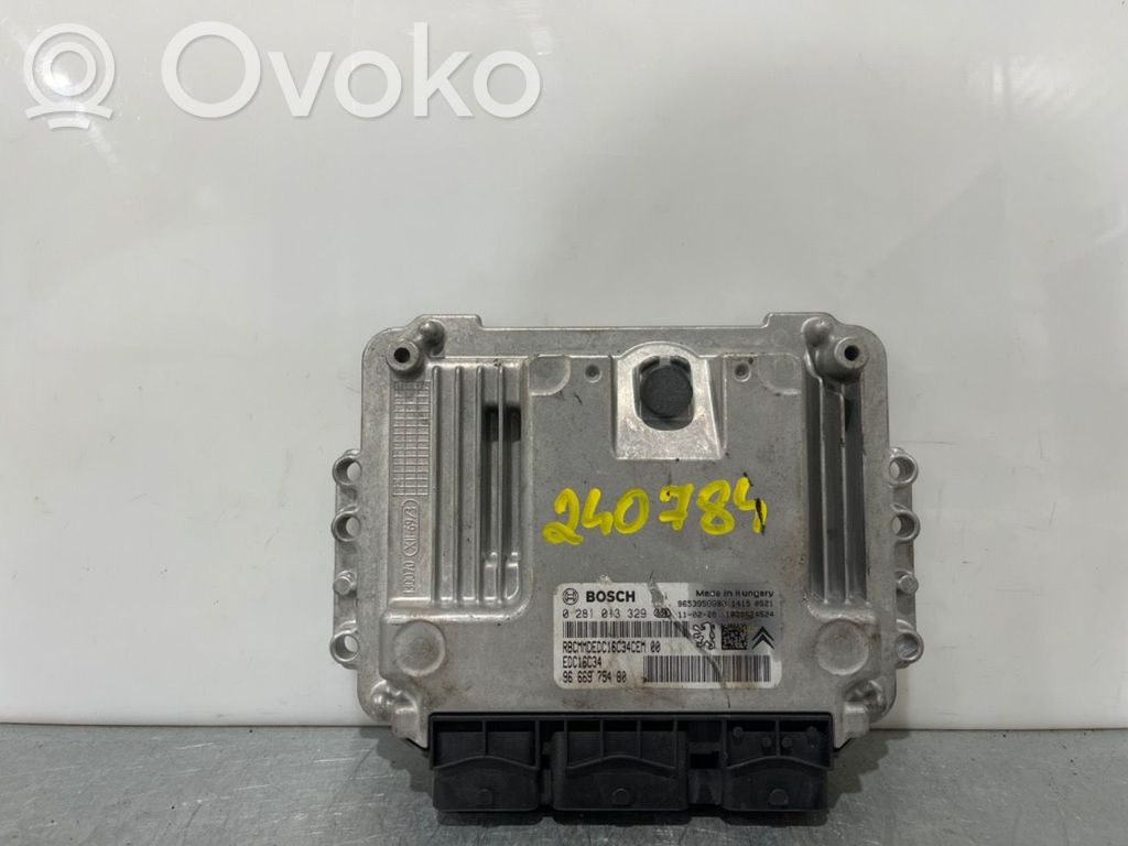 Engine control unit/module ECU   1677641480,9666975480,9666975480,0281013329,1677641480,9666975480