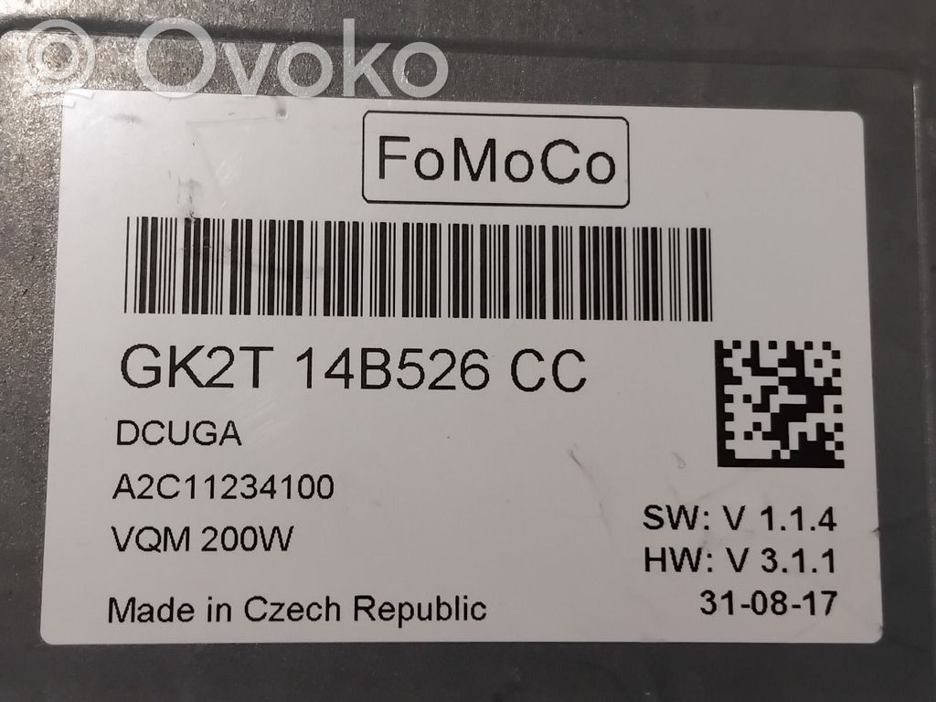 Ford Transit Custom Other control units/modules 