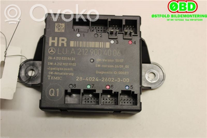 Mercedes-Benz C W204 Centralina/modulo portiere