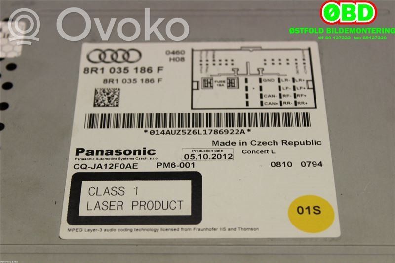 Audi A4 S4 B8 8K Unità principale autoradio/CD/DVD/GPS 