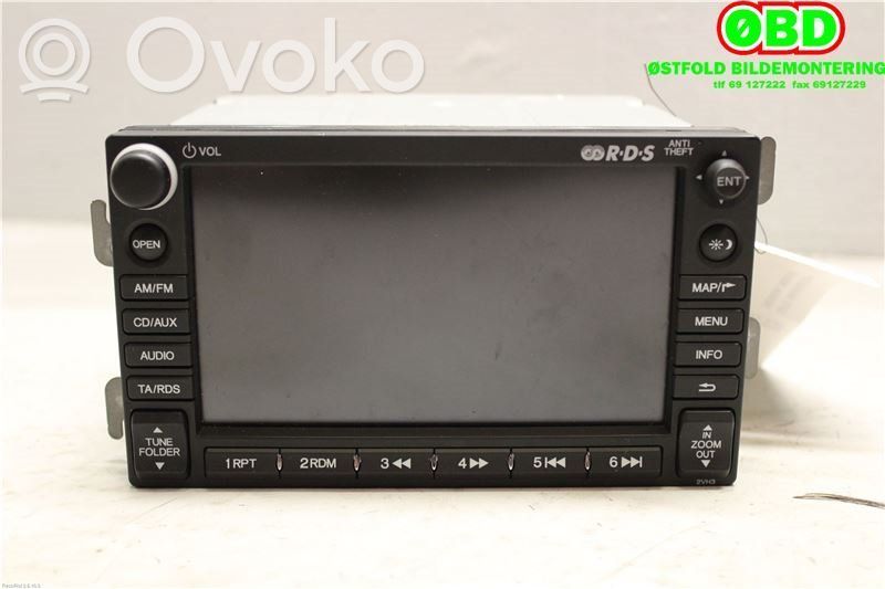 Panel / Radioodtwarzacz CD/DVD/GPS   39540TM8E01ZA,39540TM8E01,39540TM8E01,39540TM8E01,39540TM8E01ZA