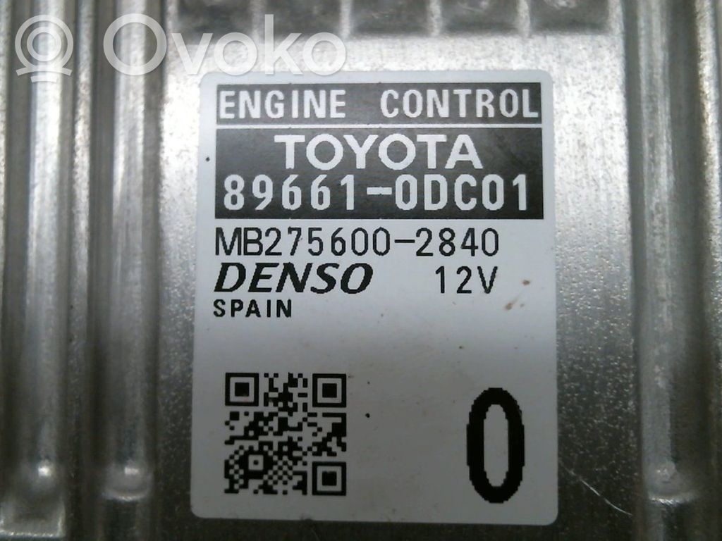 Toyota Yaris Engine control unit/module ECU 