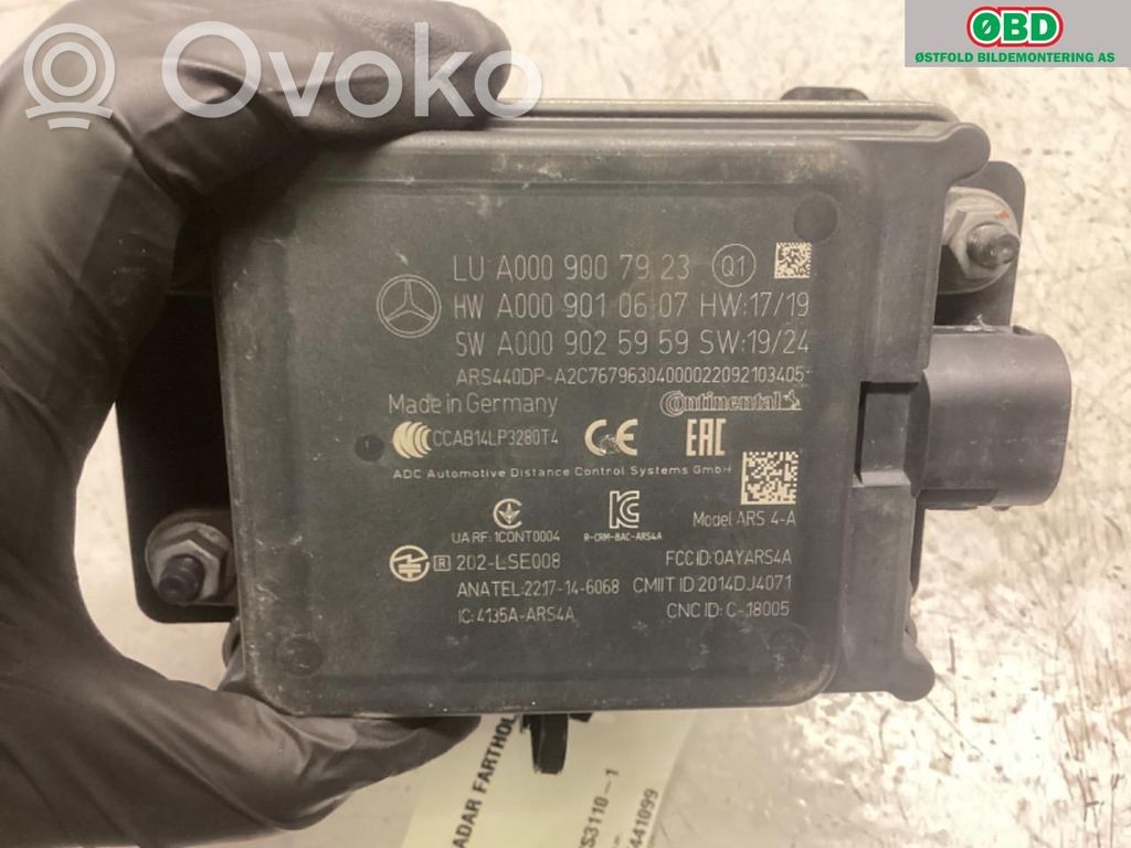 Mercedes-Benz EQC Capteur radar de distance