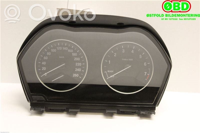 BMW 1 F20 F21 Compteur de vitesse tableau de bord