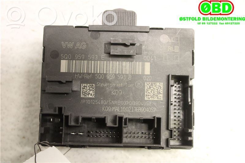 Unidad de control/módulo de la puerta   5Q0959593E,5Q0959593E,5Q0959593E,5Q0959593E