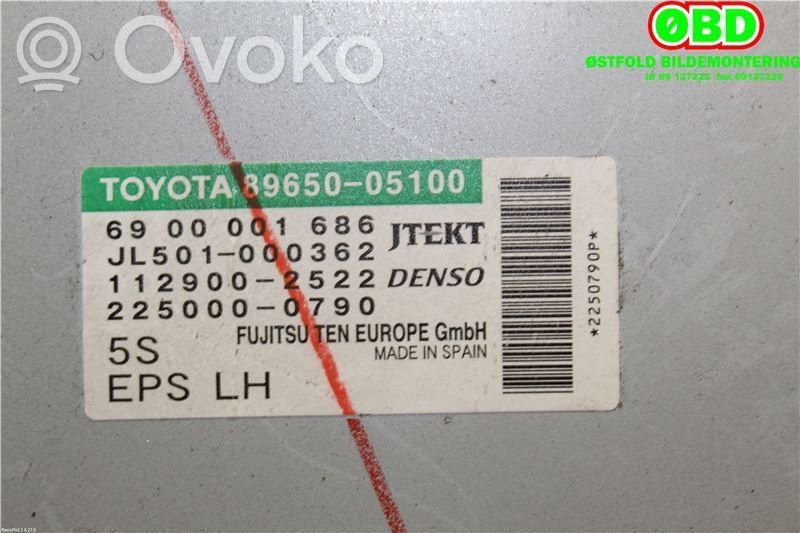 Toyota Avensis T270 Unité de commande / calculateur direction assistée 
