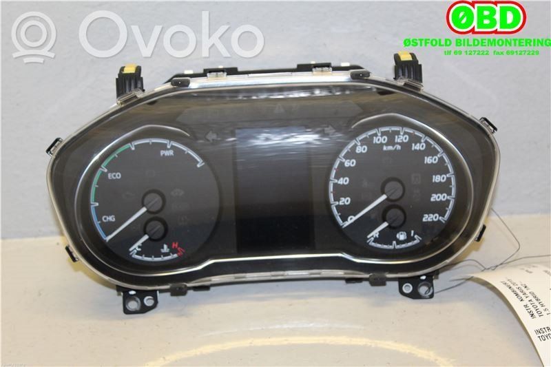 Toyota Yaris Vitezometru (grup de instrumente) 