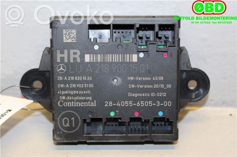 Mercedes-Benz CLS C218 X218 Centralina/modulo portiere 