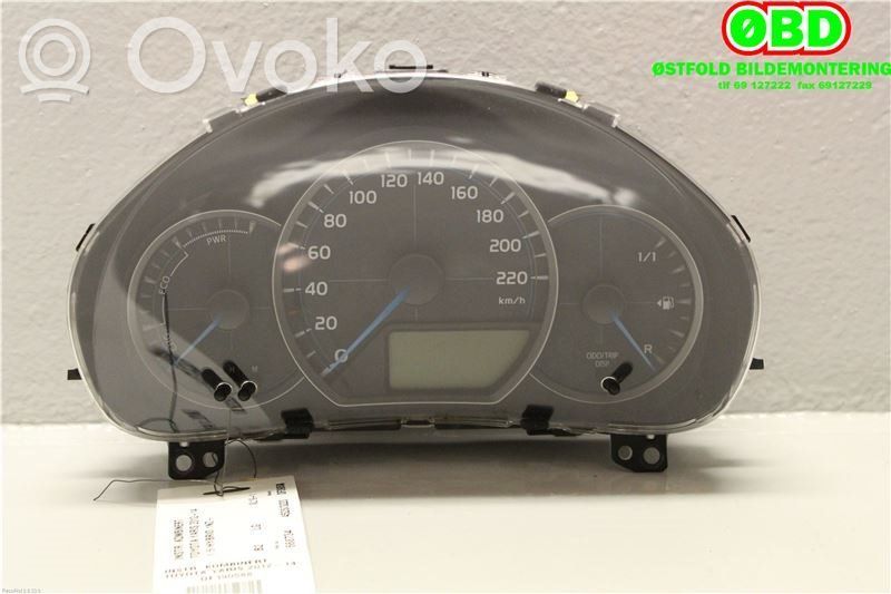 Toyota Yaris Vitezometru (grup de instrumente) 