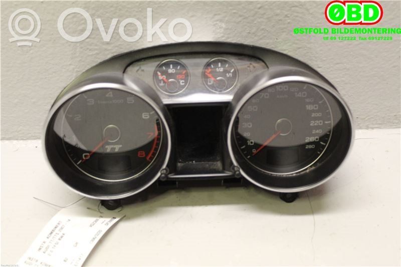 Audi TT TTS Mk2 Geschwindigkeitsmesser Cockpit 