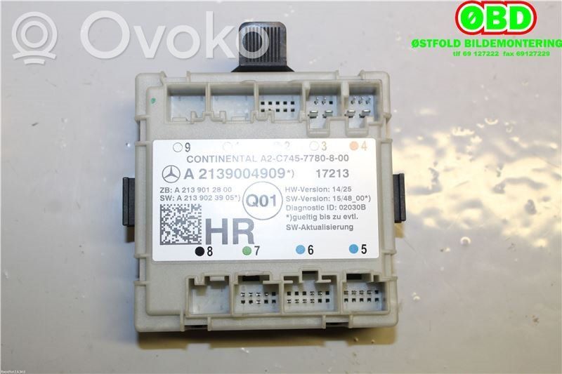 Mercedes-Benz E W213 Centralina/modulo portiere