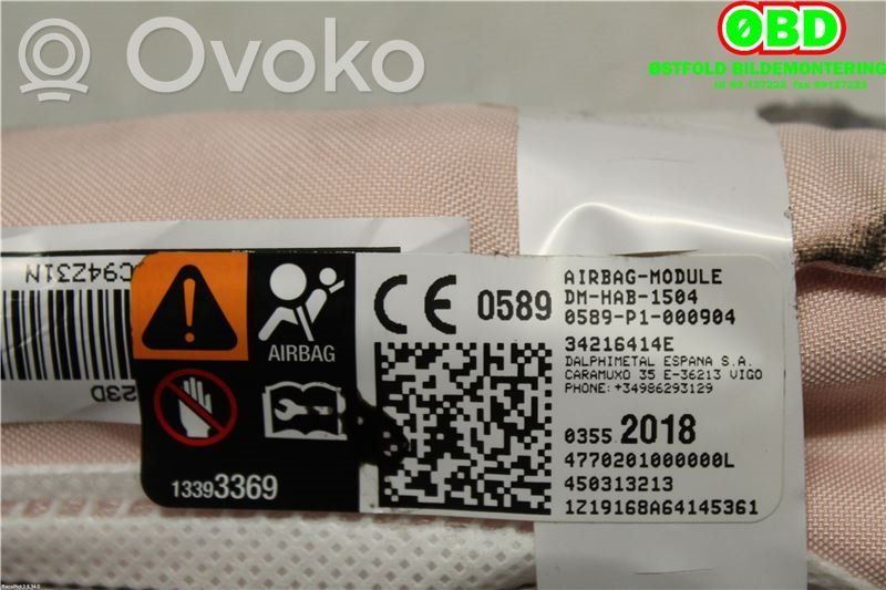 Opel Crossland X Airbag da tetto 