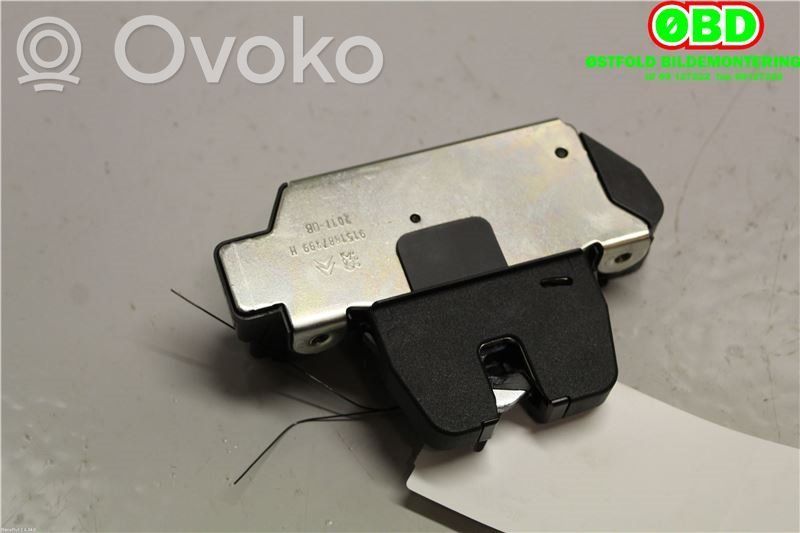 Peugeot 208 I Loquet de verrouillage de hayon