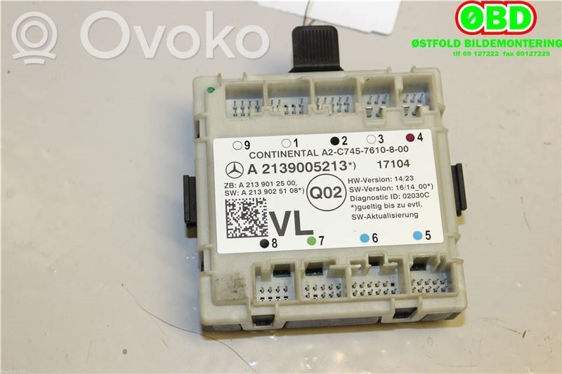 Mercedes-Benz E W213 Door control unit/module 