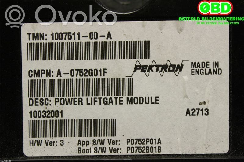 Tesla Model S Unité de commande / module de hayon