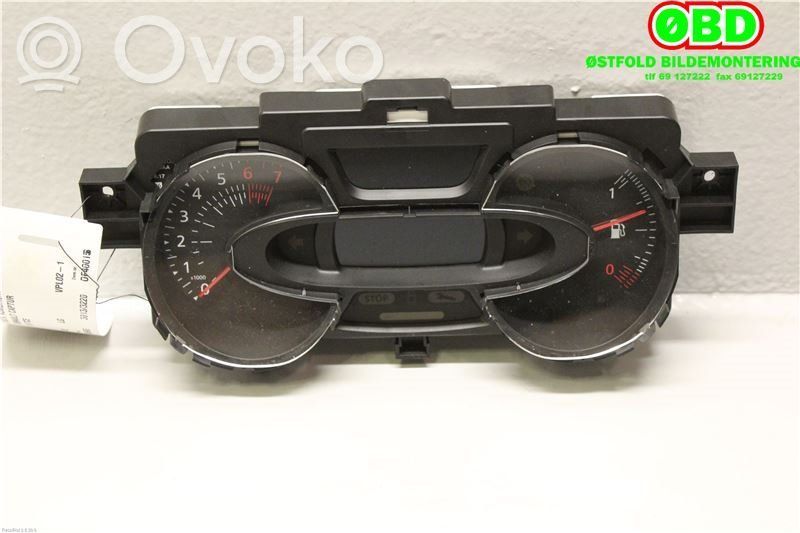Renault Captur Compteur de vitesse tableau de bord