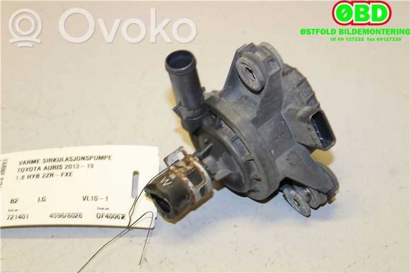 Toyota Auris E180 Webasto pompe de circulation d'eau