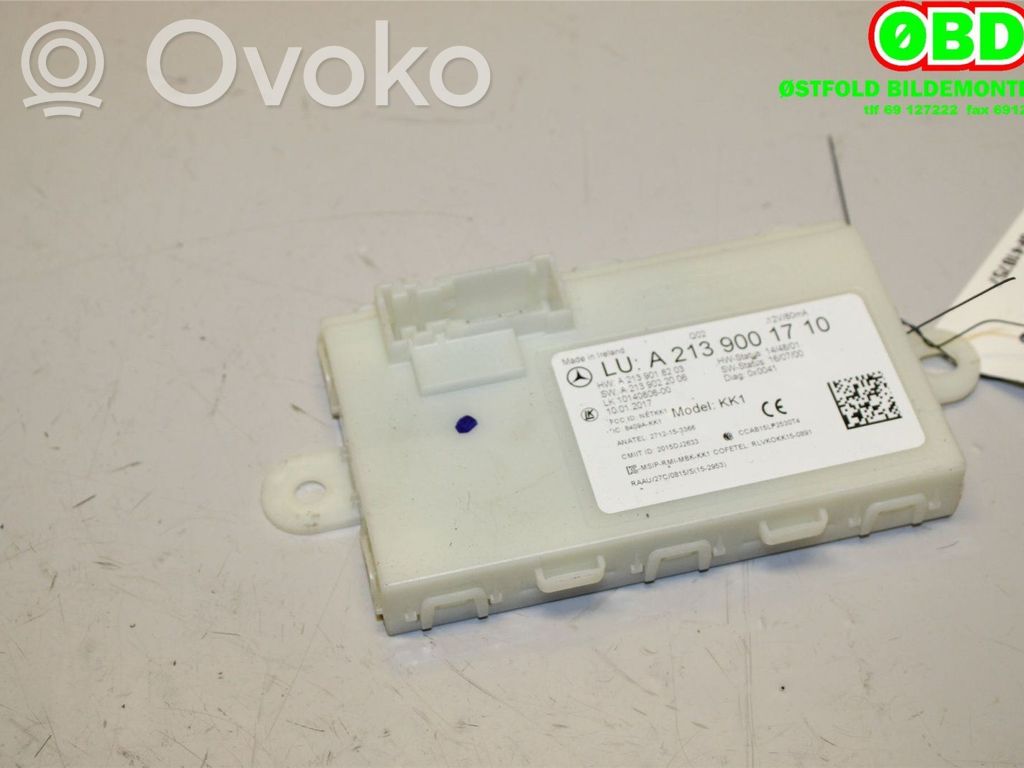 Mercedes-Benz E W213 Unitate/modul de control fără cheie (KESSY) 
