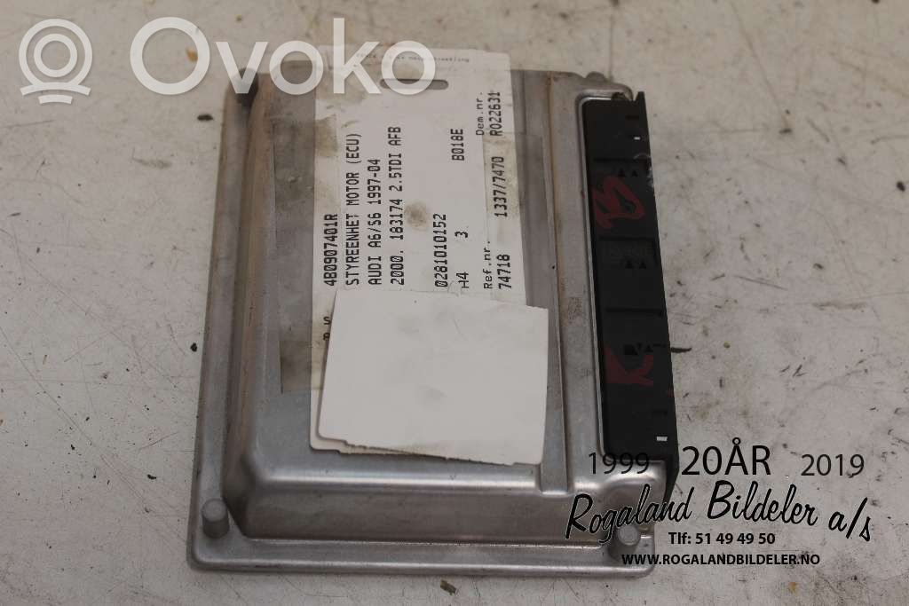 Engine control unit/module ECU   4B0907401R,0281010152,0281010152,4B0907401R