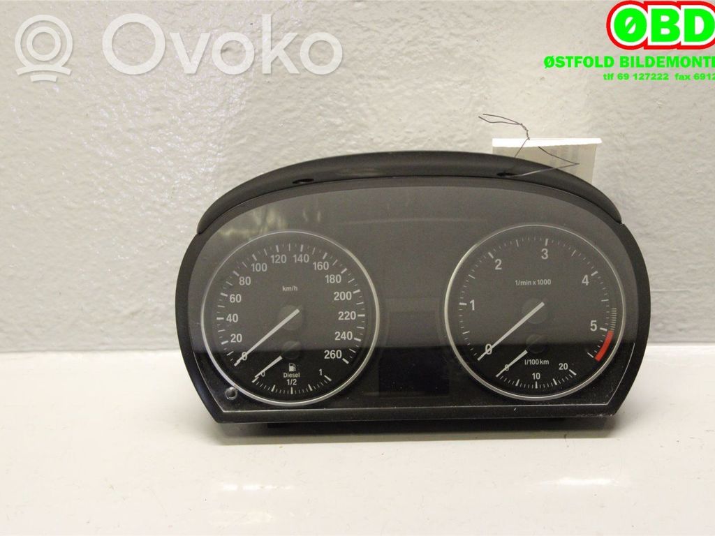BMW X1 E84 Compteur de vitesse tableau de bord 