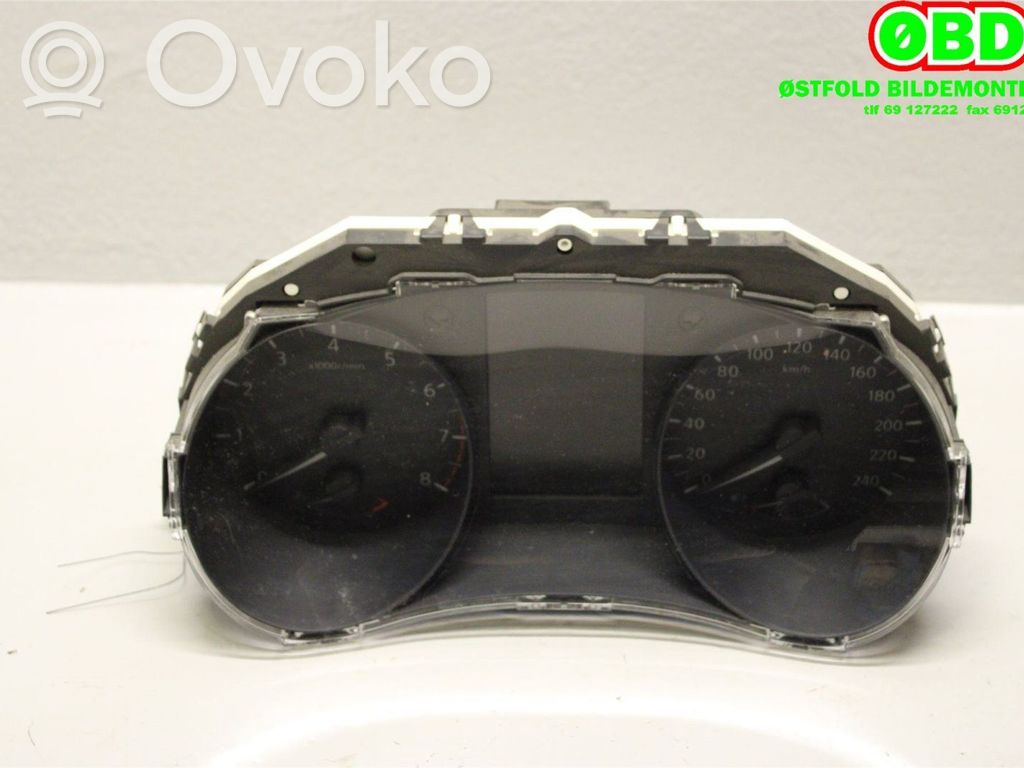 Nissan Qashqai Compteur de vitesse tableau de bord 