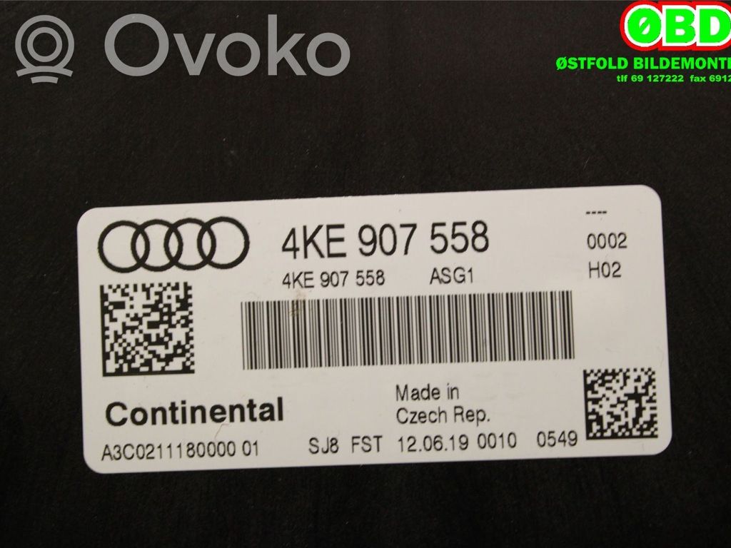 Audi e-tron Inne komputery / moduły / sterowniki 