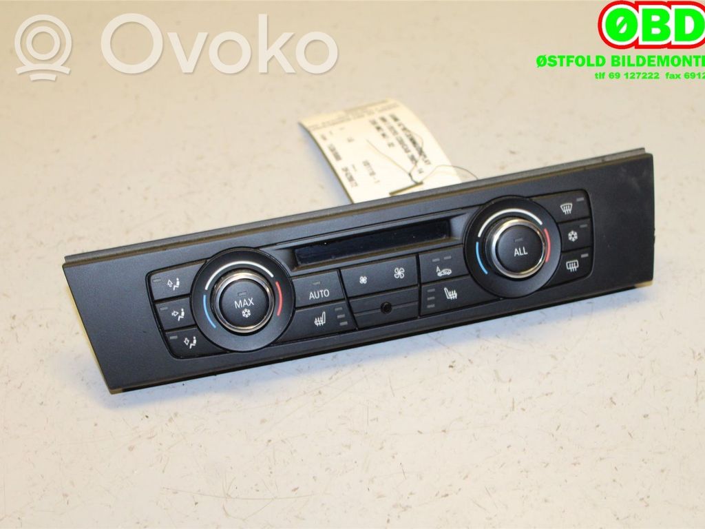 BMW 3 E90 E91 Console centrale, commande chauffage/clim 
