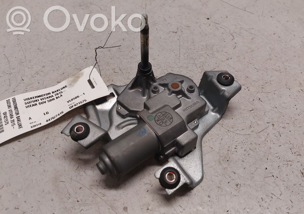 Motor del limpiaparabrisas trasero