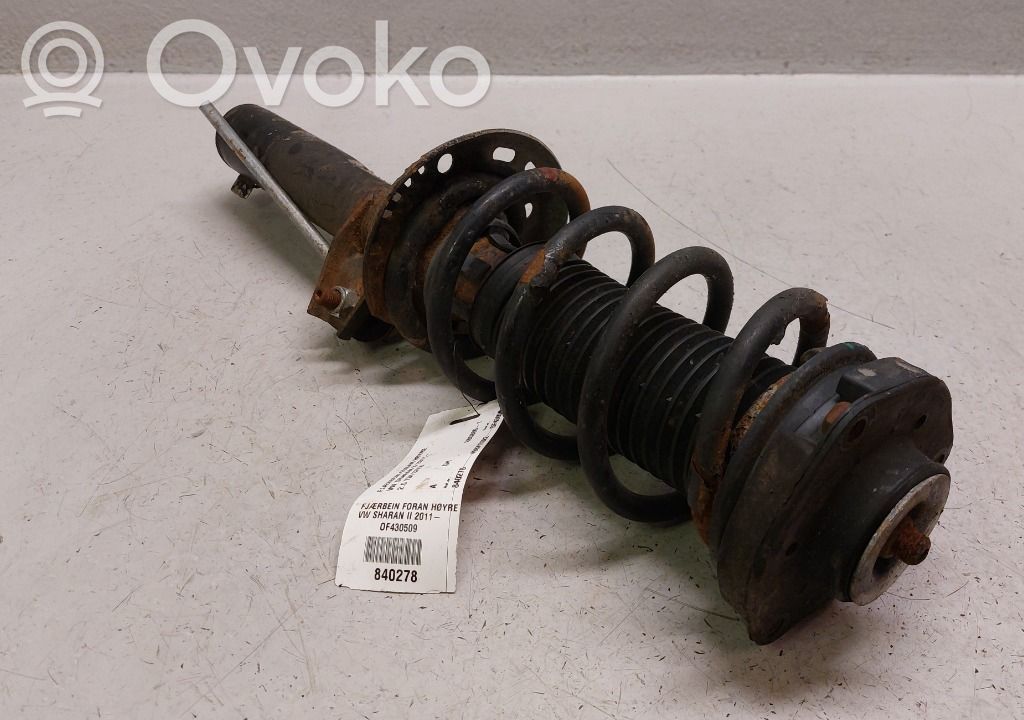 Volkswagen Sharan Amortyzator osi przedniej ze sprężyną 