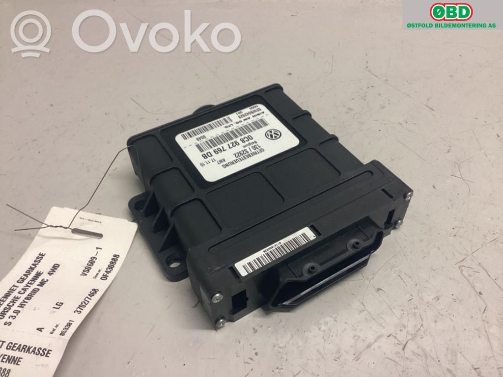 Porsche Cayenne (92A) Centralina/modulo scatola del cambio 