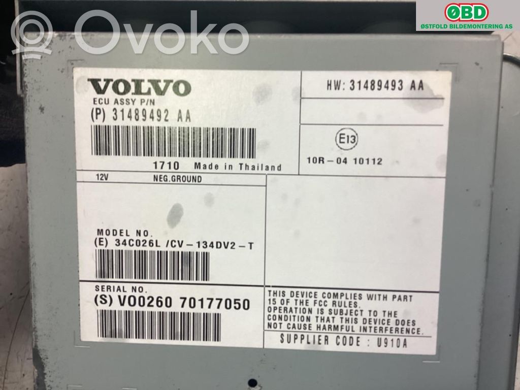 Volvo V60 Amplificador de sonido
