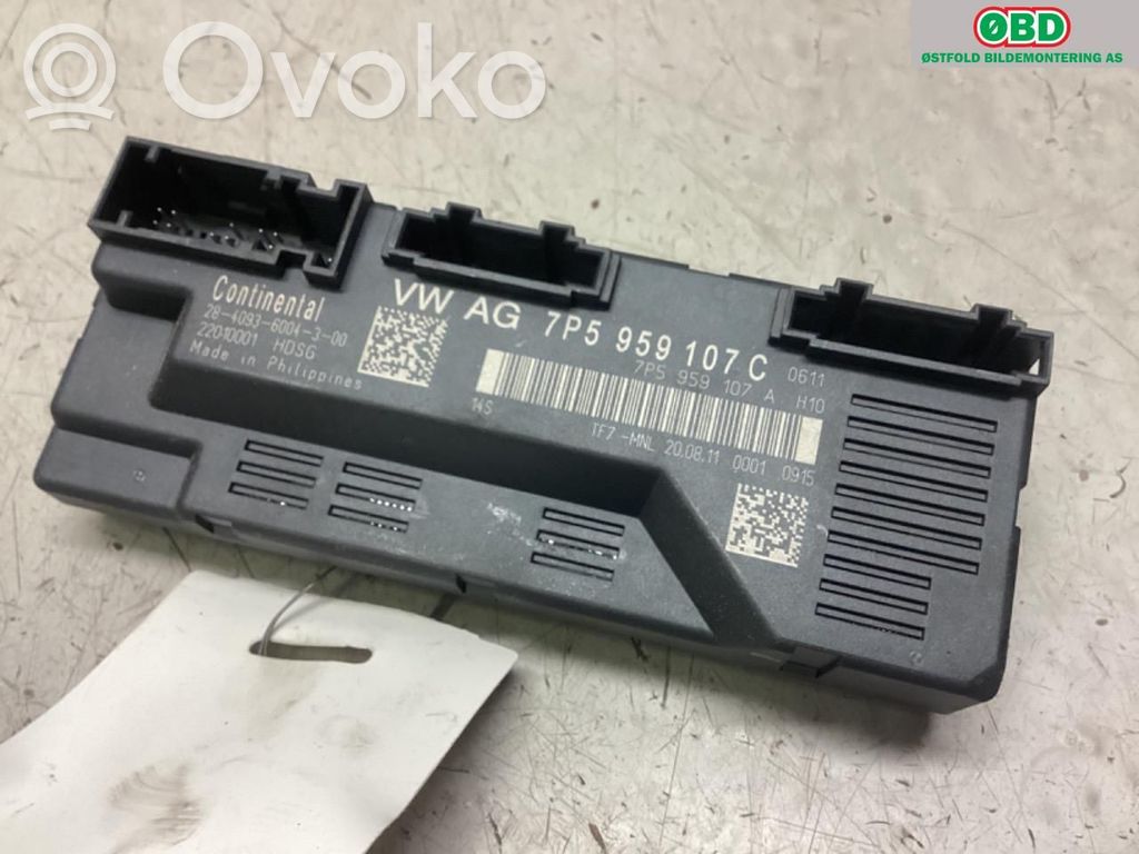 Porsche Cayenne (92A) Unitate/modul comandă hayon/portbagaj 